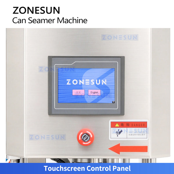 ZONESUN ZS-AFK350 Automatic Square Oval & Round Metal Can Seaming Machine