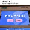 ZONESUN ZS-ULP18 Automatic Rotary Bottle Unscrambler for Plastic Bottles