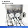 ZONESUN ZS-AFC18 4-Head Magnetic Pump Small-Dose Vial Filling and Capping Line