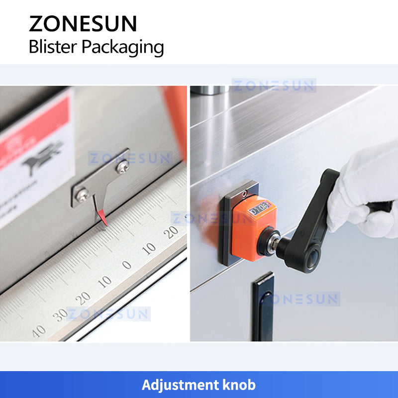 ZONESUN ZS-DPP180P Automatic Blister Packaging Machine for Tablets, Capsules & Candy
