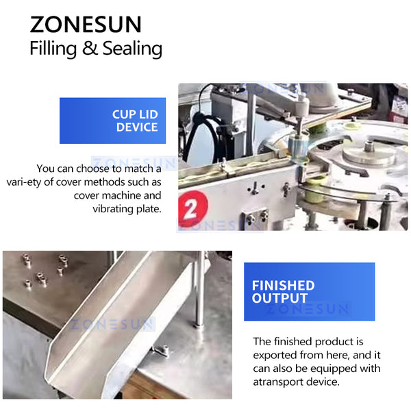 ZONESUN ZS-100XPN Automatic Clay & Slime Cup Packaging Machine