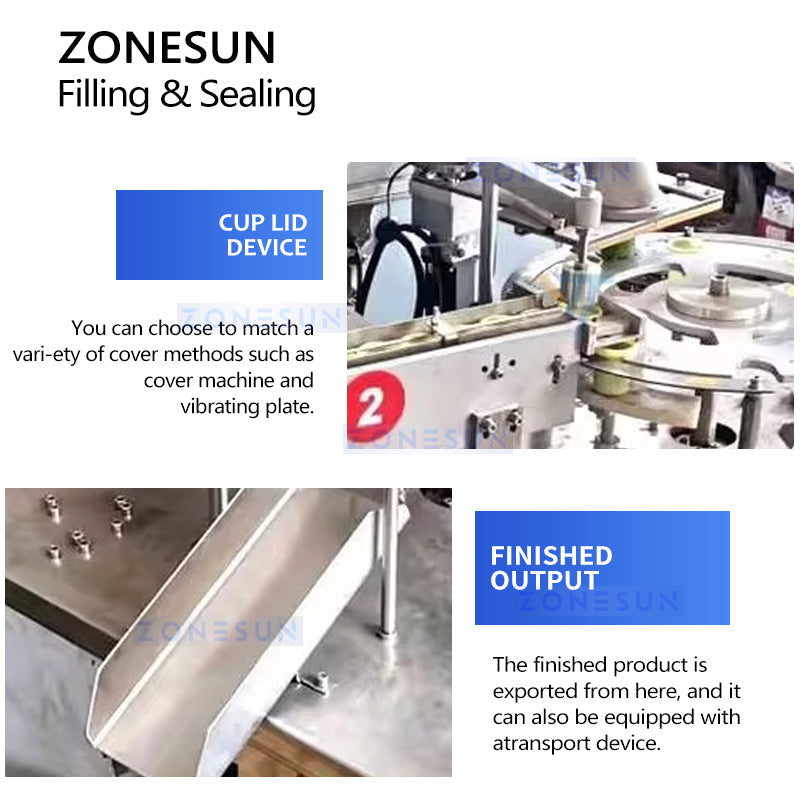 ZONESUN ZS-100XPN Automatic Clay & Slime Cup Packaging Machine