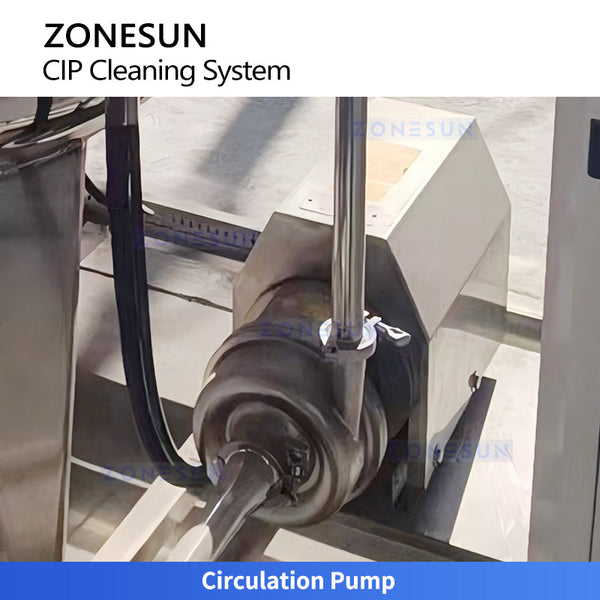 ZONESUN ZS-CIP500 Series Automatic CIP Cleaning System with 3 Tanks for Food Beverage Processing