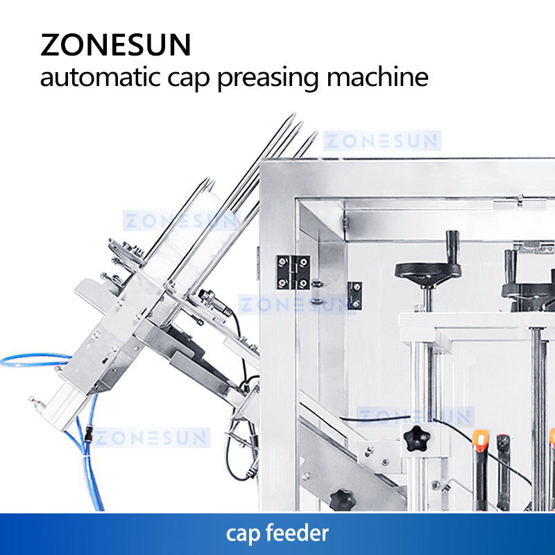 ZONESUN Automatic Press-On Cap Sealing Machine ZS-XG16D4
