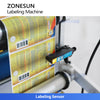 ZONESUN ZS-TB833N Double Heads Labeling Machine Flat Surface Square Boxes label Applicator