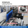 ZONESUN ZS-TB200R Automatic Wrap-around Round Bottle Labeling Machine
