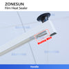 shrink pack sealer for plastic film