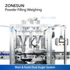 ZONESUN ZS-FM6A Dual Auger Powder Filling & Weighing Machine