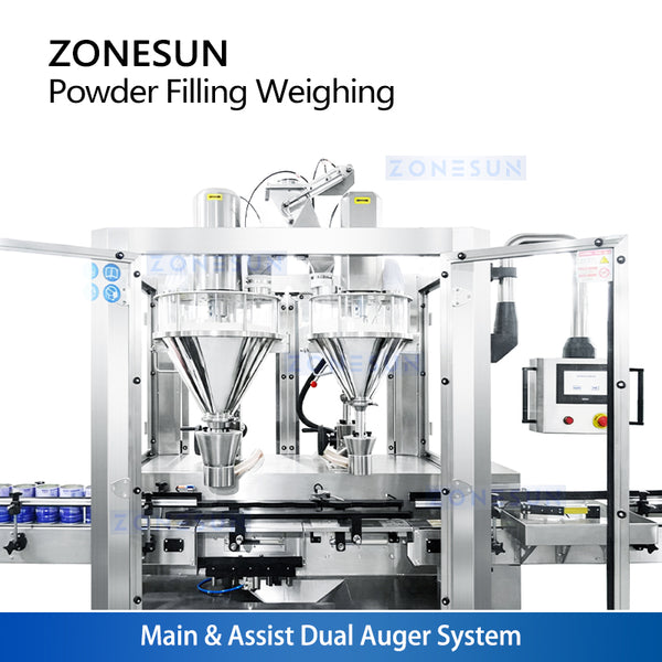 ZONESUN ZS-FM6A Dual Auger Powder Filling & Weighing Machine