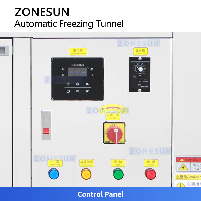 Cosmetic cooling tunnel