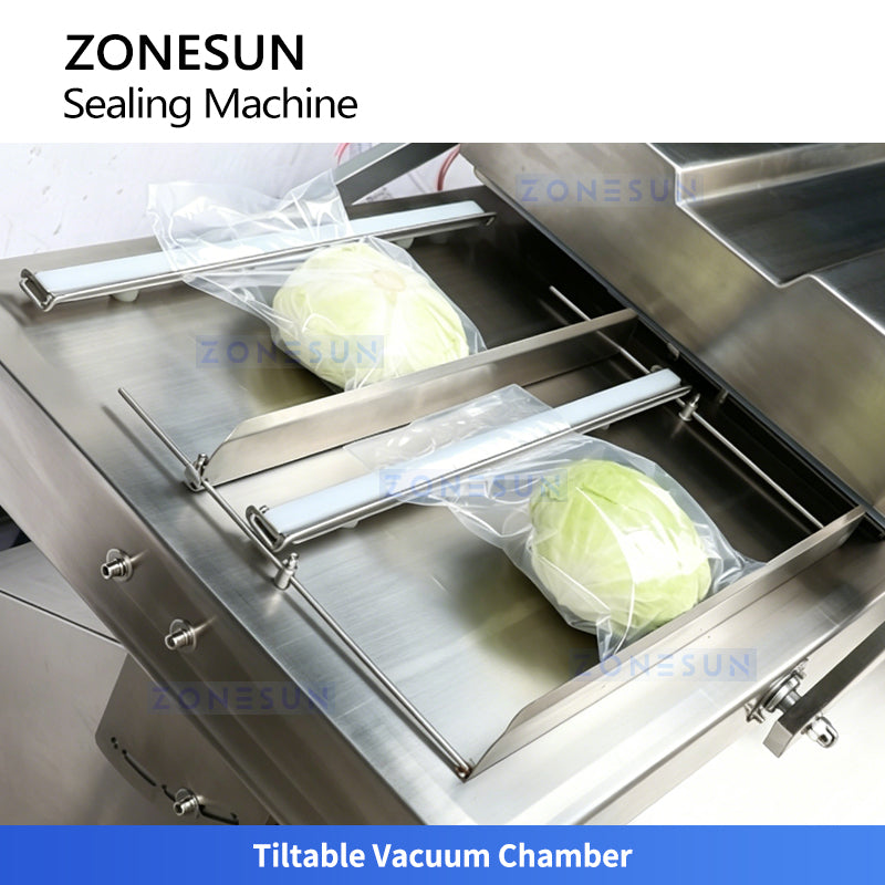 ZONESUN ZS-DZ500K Compact Chamber Vacuum Sealer for Food Packaging