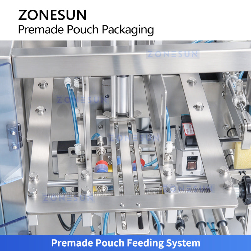 ZONESUN AFS04W 4-Head Linear Weigher Premade Pouch Packaging Machine