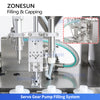 ZONESUN ZS-AFC48B Automatic Round Tube Gear Pump Filling and Capping Machine