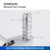 ZONESUN ZS-YG25 Manual Aerosol Can Capping Machine