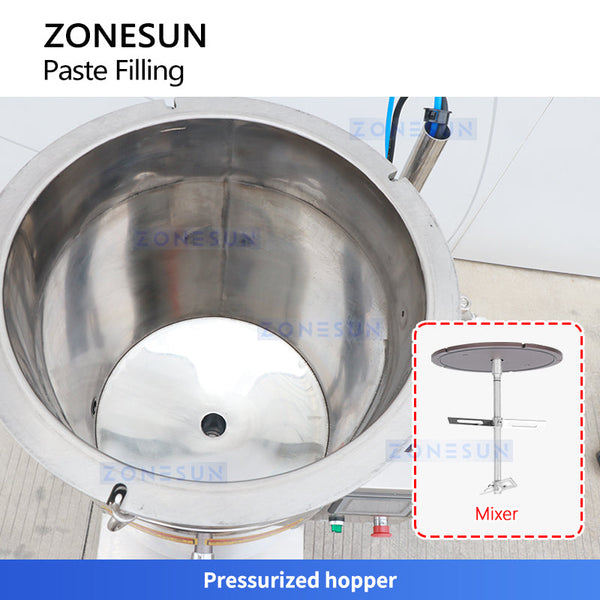ZONESUN ZS-GTPP1H Heated Mixing Mascara and Lip Gloss Filling Machine
