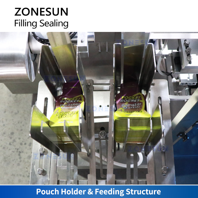 ZONESUN ZS-AFS03L Liquid Pouch Filler & Sealer for Milk, Juice & Energy Drink Packaging