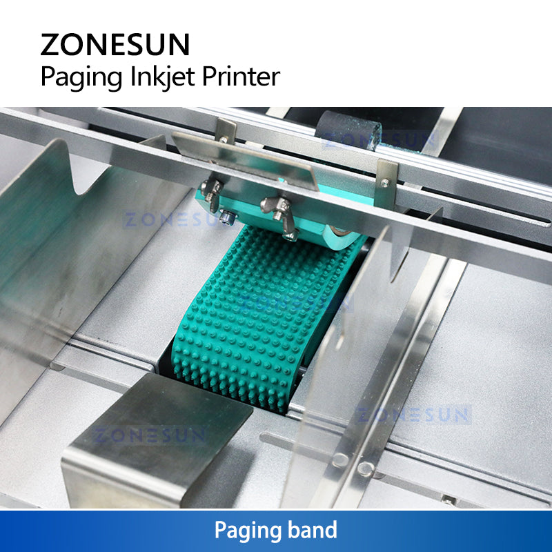 ZONESUN ZS-FYP5 Automatic Paging Coding Machine Flat Bags Cards Inkjet Coding Printer