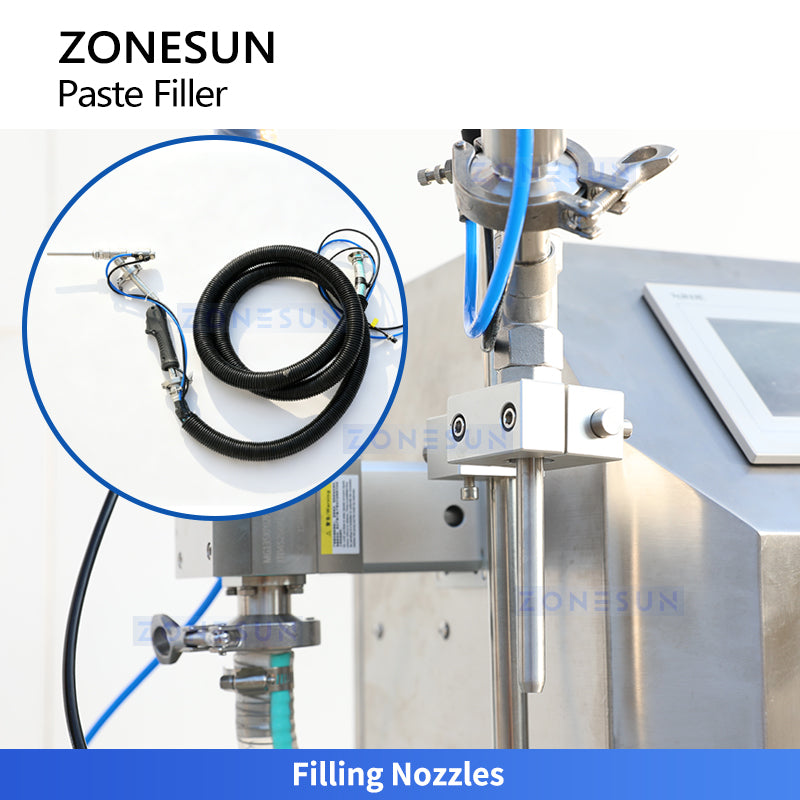 ZONESUN ZS-GPSV1 Servo Gear Pump Filling Machine Liquid Paste Quantitative Filler