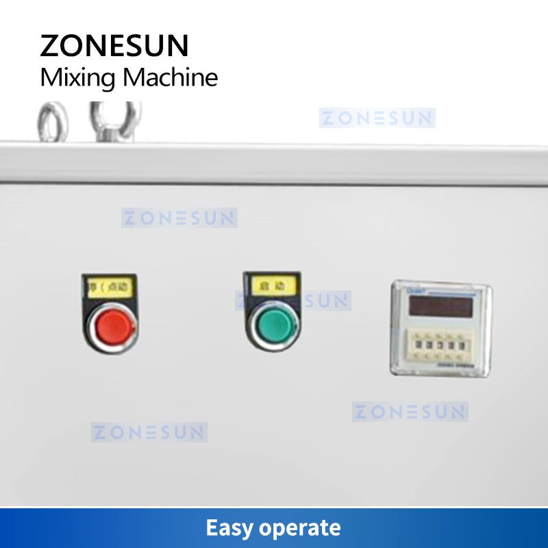 ZONESUN ZS-SBH10 3D Dry Powder & Granule Mixing Machine