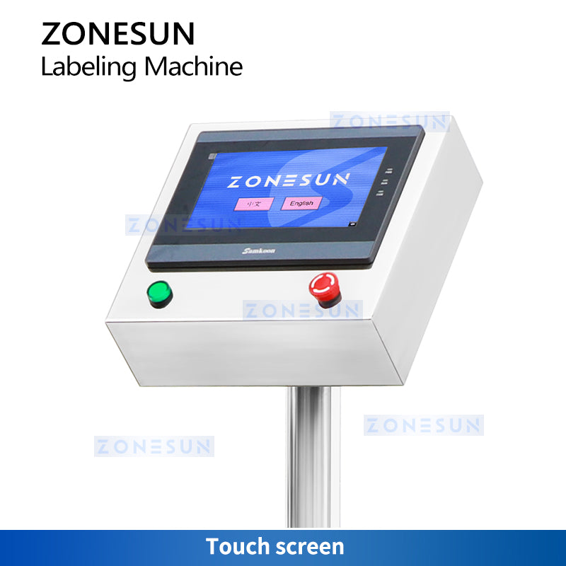 ZONESUN ZS-TB832 Automatic Paging Labeling Machine for Bags, Cards and Flat Cartons