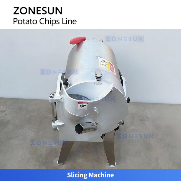 ZONESUN ZS-PCL1 Automatic Potato Chips Production Line Snack Food Processing Equipment