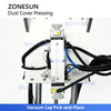 ZONESUN ZS-VTYG03 Automatic Large Bottle Overcap Pressing Machine with Vacuum Cap Placement
