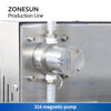 ZONESUN ZS-AFCL1 Automatic Magnetic Pump Liquid Filling Capping Production Line
