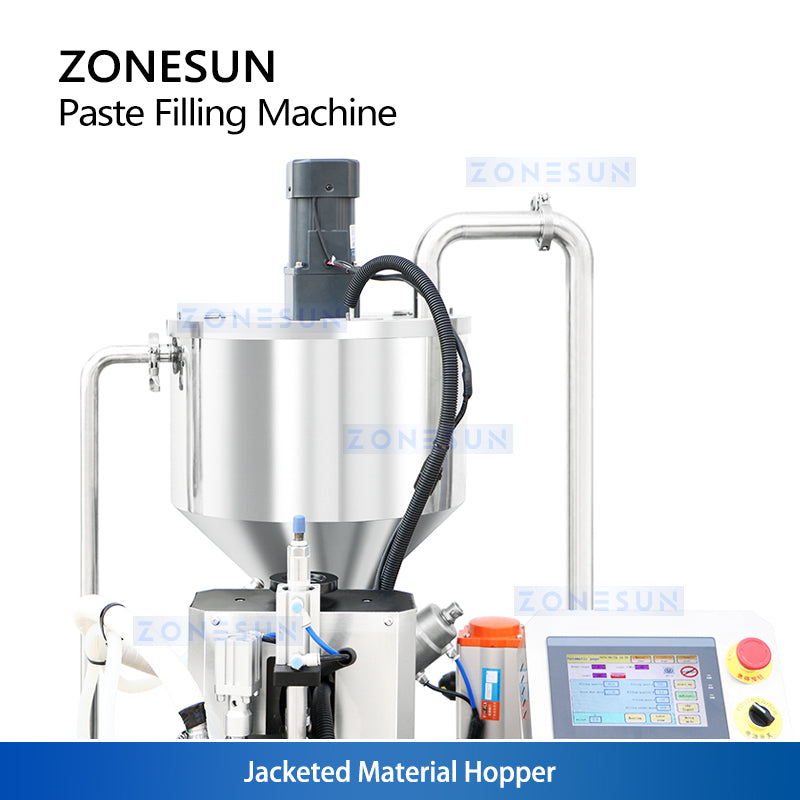 ZONESUN ZS-WCHJ1C Paste Filler | Heated Mixing & Water Circulation System