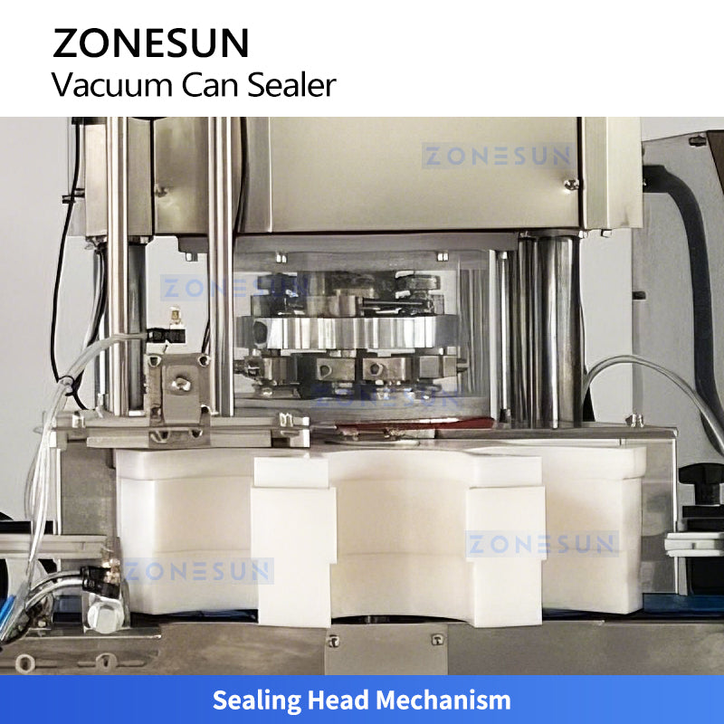ZONESUN ZS-AFK200 Automatic Vacuum Metal Can Sealing Machine