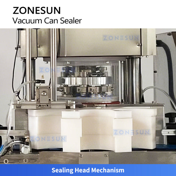ZONESUN ZS-AFK200 Automatic Vacuum Metal Can Sealing Machine