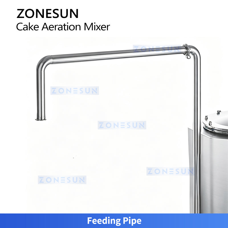 ZONESUN ZS-DG130 Automatic Cake Aeration Mixer for Sponge Cake Chiffon Cake and Pound Cake Bakery Production