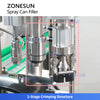 ZONESUN ZS-QW1600 Automatic Spray Can Aerosol Liquid Filling Capping Machine
