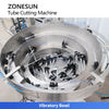 ZONESUN Fully Automatic ZS-JG25 V‑Cut Tube Cutting Machine for Cosmetic Pump Tubes & Sprayer Tubes | Industrial Tube Cutter