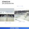 ZONESUN ZS-FAL180V11 Automatic Kaya Jam Food Filling and Glass Jar Production Line