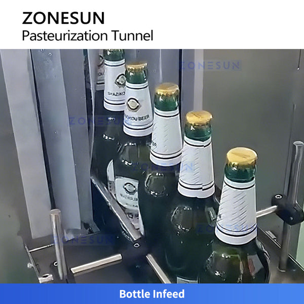 ZONESUN ZS-PM2 Tunnel Pasteurizer With Washing Dryer