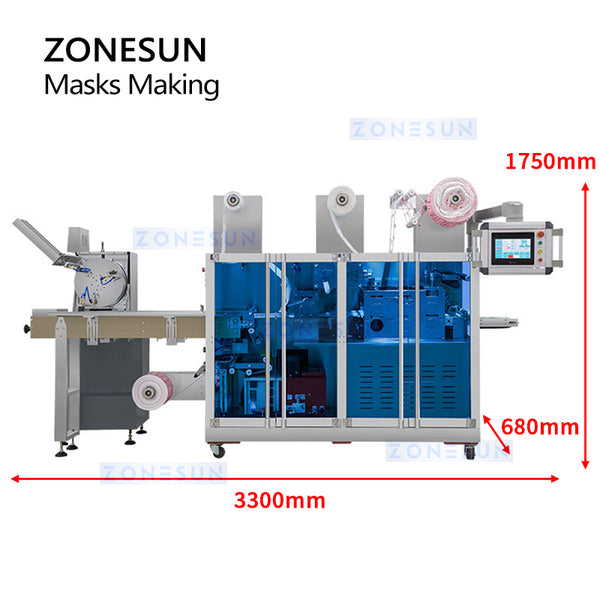 ZONESUN ZS-HY220 Automatic Steam Eye Mask Manufacturing Machine