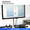 Square Bottle Labeling & Printing Machine