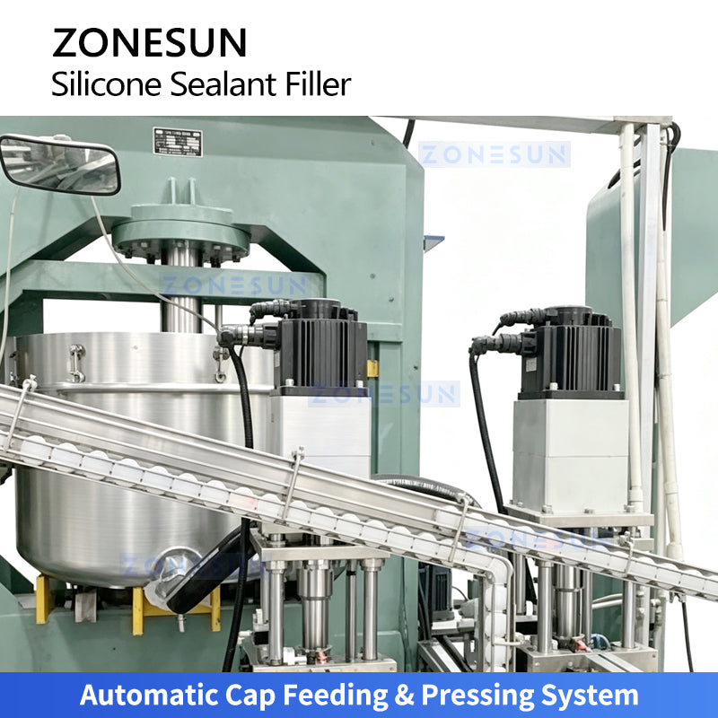 ZONESUN ZS-AGD7 Automatic Silicone Sealant Cartridge Filling and Capping Machine