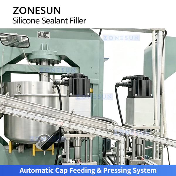 ZONESUN ZS-AGD7 Automatic Silicone Sealant Cartridge Filling and Capping Machine