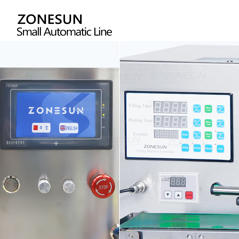 ZONESUN ZS‑MPXG1 Automatic Magnetic Pump Liquid Filling & Capping