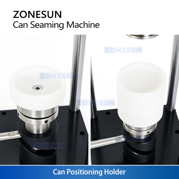 ZONESUN ZS-FJG100 Manual Can Seamer for PET & Aluminum Cans in Small-Batch Production