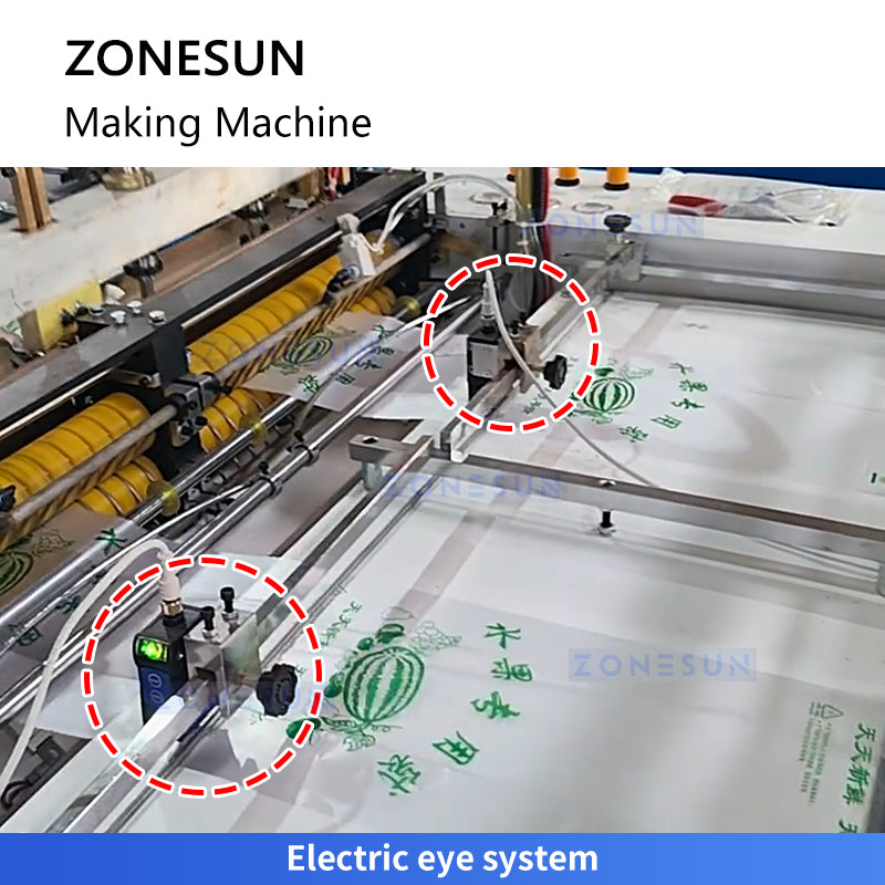 ZONESUN ZS-PZD2 Automatic Dual-Channel Vest Bag Making Machine