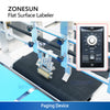 ZONESUN ZS-TB160P2 Automatic Flat Surface Labeling Machine For Carton Box Double Label