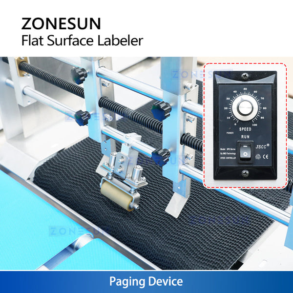 ZONESUN ZS-TB160P2 Automatic Flat Surface Labeling Machine For Carton Box Double Label