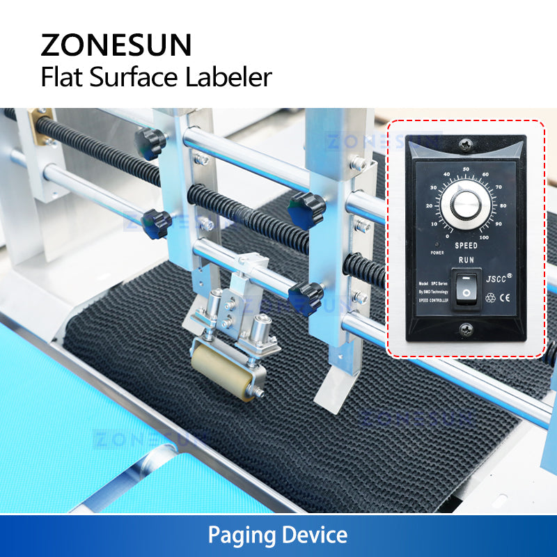 ZONESUN ZS-TB160P2 Automatic Flat Surface Labeling Machine For Carton Box Double Label
