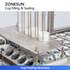ZONESUN ZS-AFS01P Automatic 4-Head Cup Filling and Sealing Machine for Yogurt Pudding Jelly Sauce and Liquid Food Packaging