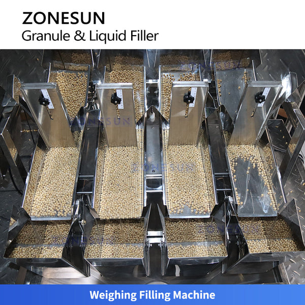 Rotary pouch filling machine