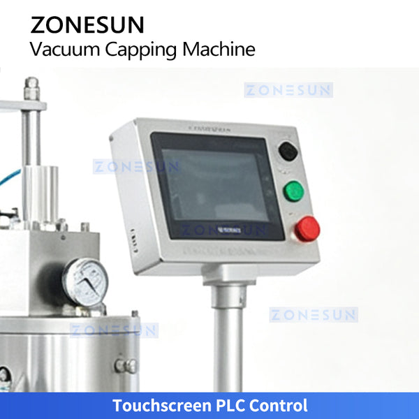 ZONESUN ZS-XG240 Automatic Vacuum Capping Machine for Twist off Caps Jars