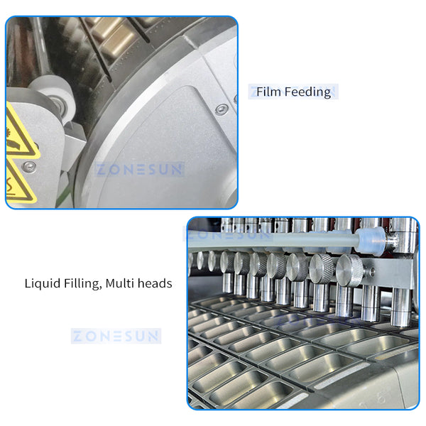 ZONESUN Automatic Laundry Detergent Pods Packaging Machine ZS-NZC350
