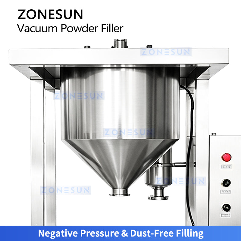 ZONESUN ZS-FM30L Vacuum Powder Filling Machine for Ultra-Fine and Dusty Powders
